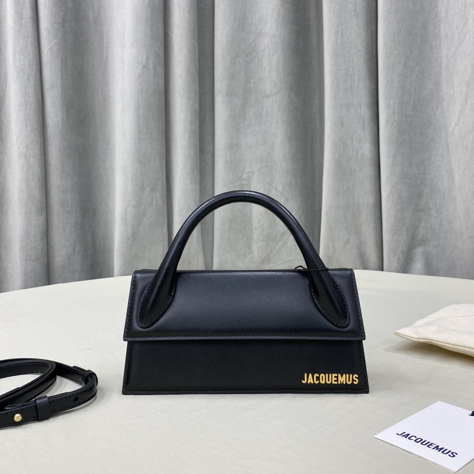 JACQUEMUS Smooth Calfskin Le Chiquito Long Black 1563690 Jacquemus 00769