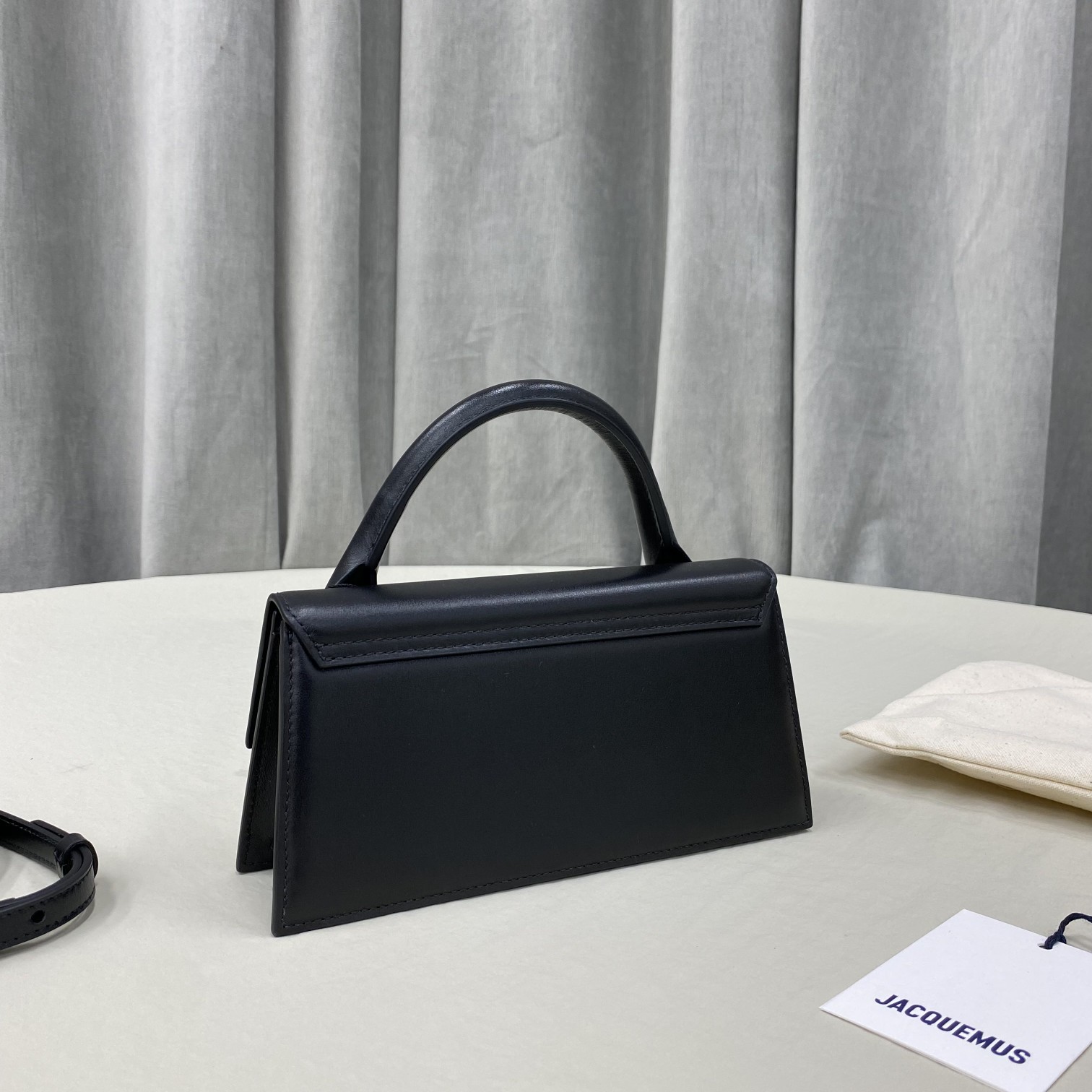 JACQUEMUS Smooth Calfskin Le Chiquito Long Black 1563690 Jacquemus 00769