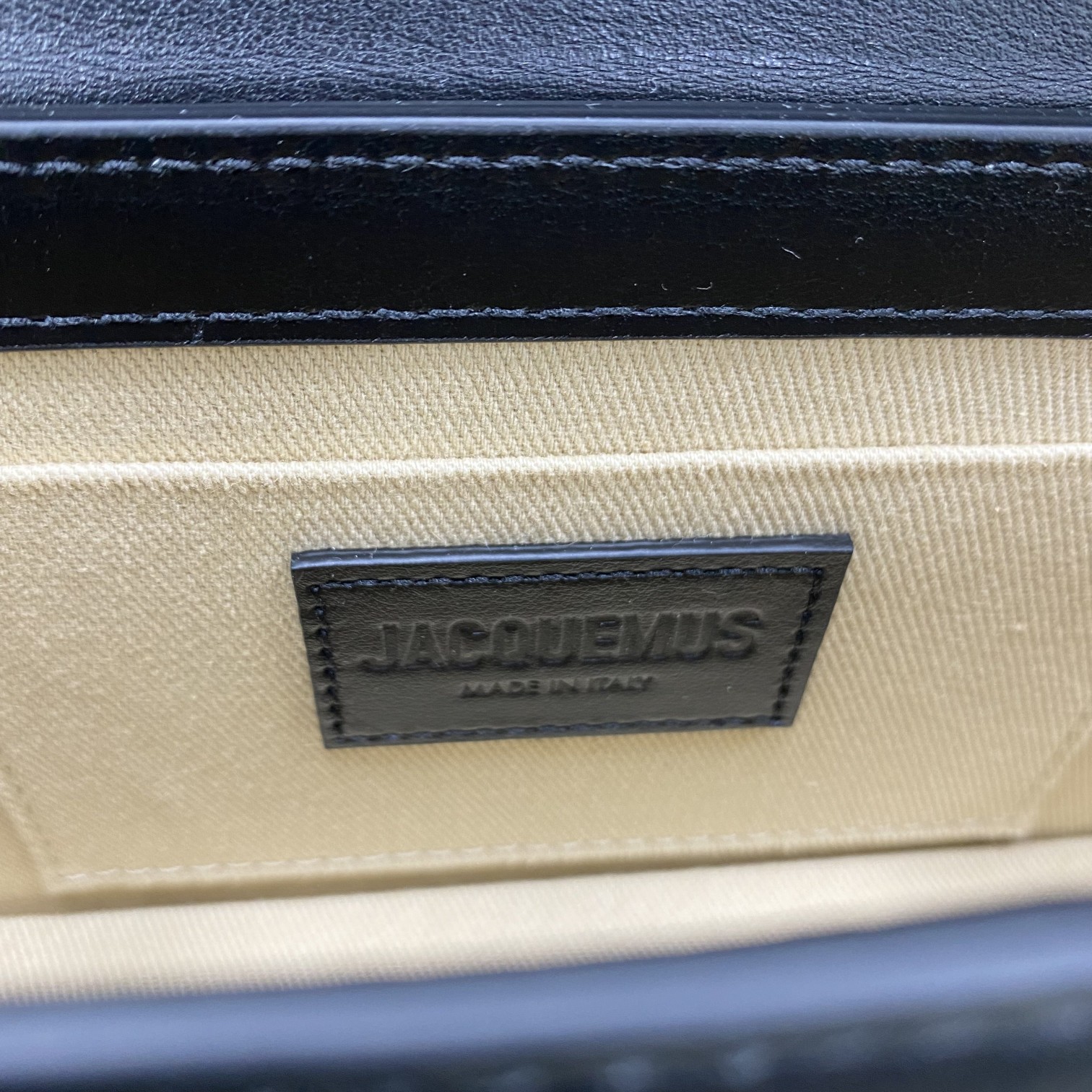 JACQUEMUS Smooth Calfskin Le Chiquito Long Black 1563690 Jacquemus 00769