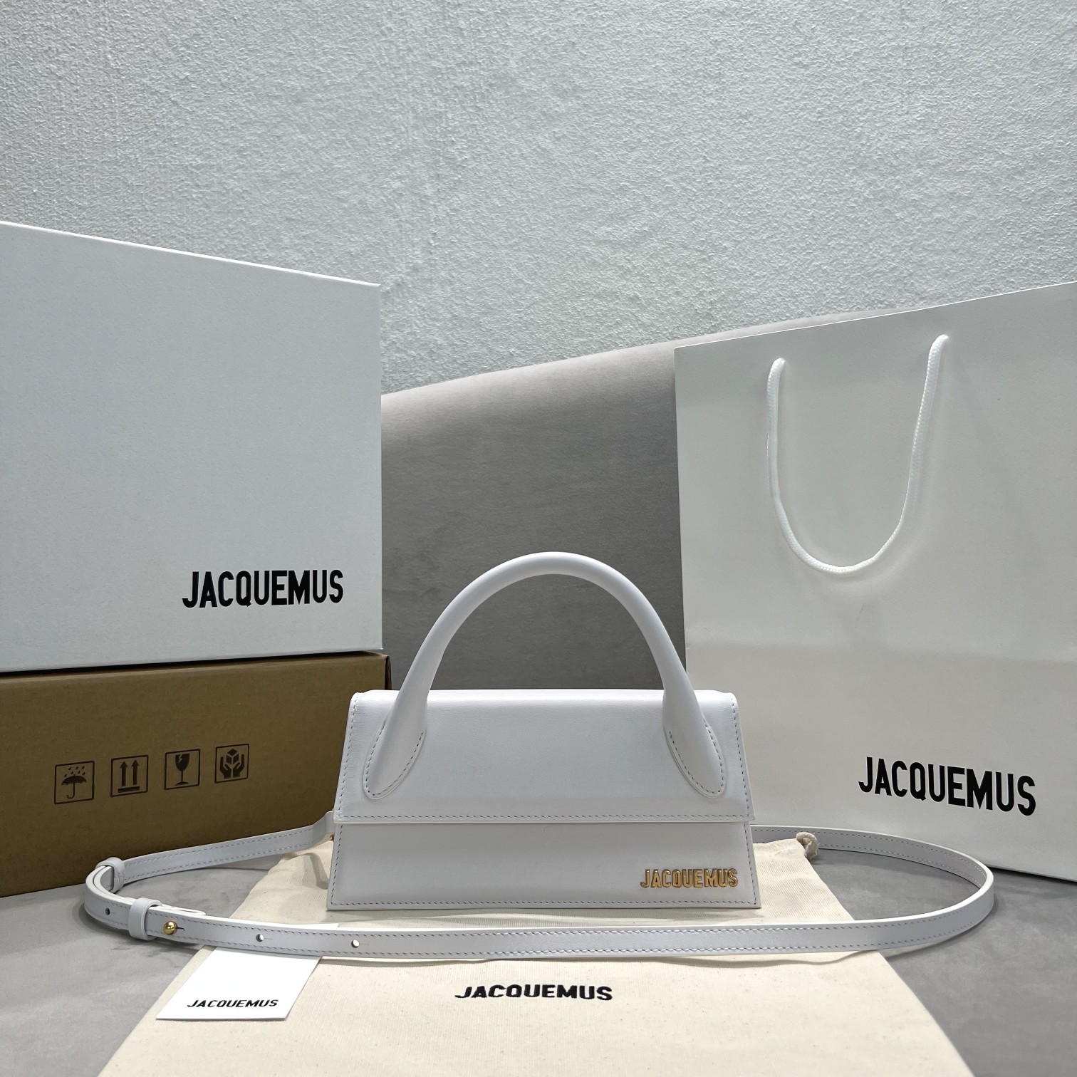 Jacquemus Le Chiquito Long Bag – White Jacquemus 00779