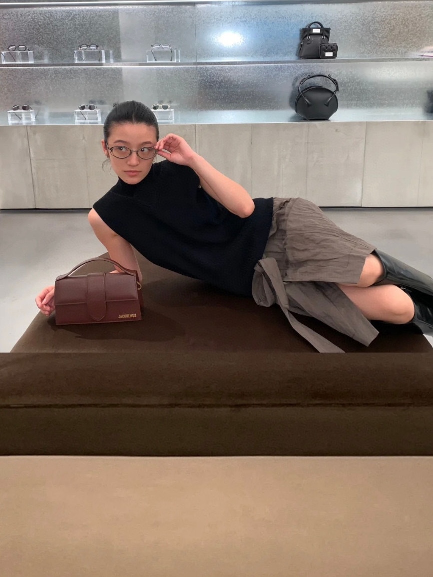 bag Jacquemus The Large Bambino 'Brown' 213BA007-