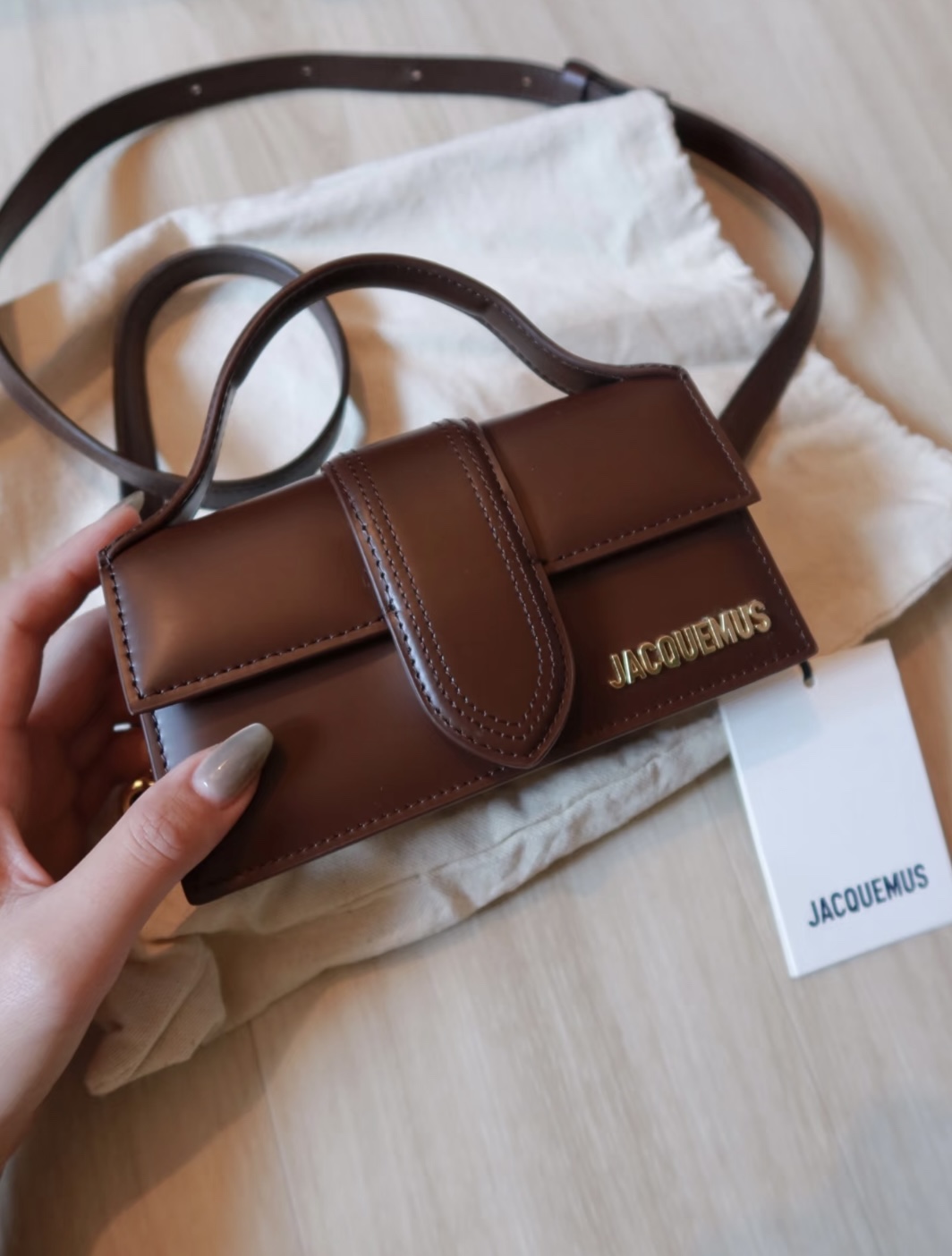bag Jacquemus The Large Bambino ‘Brown’ 213BA007-