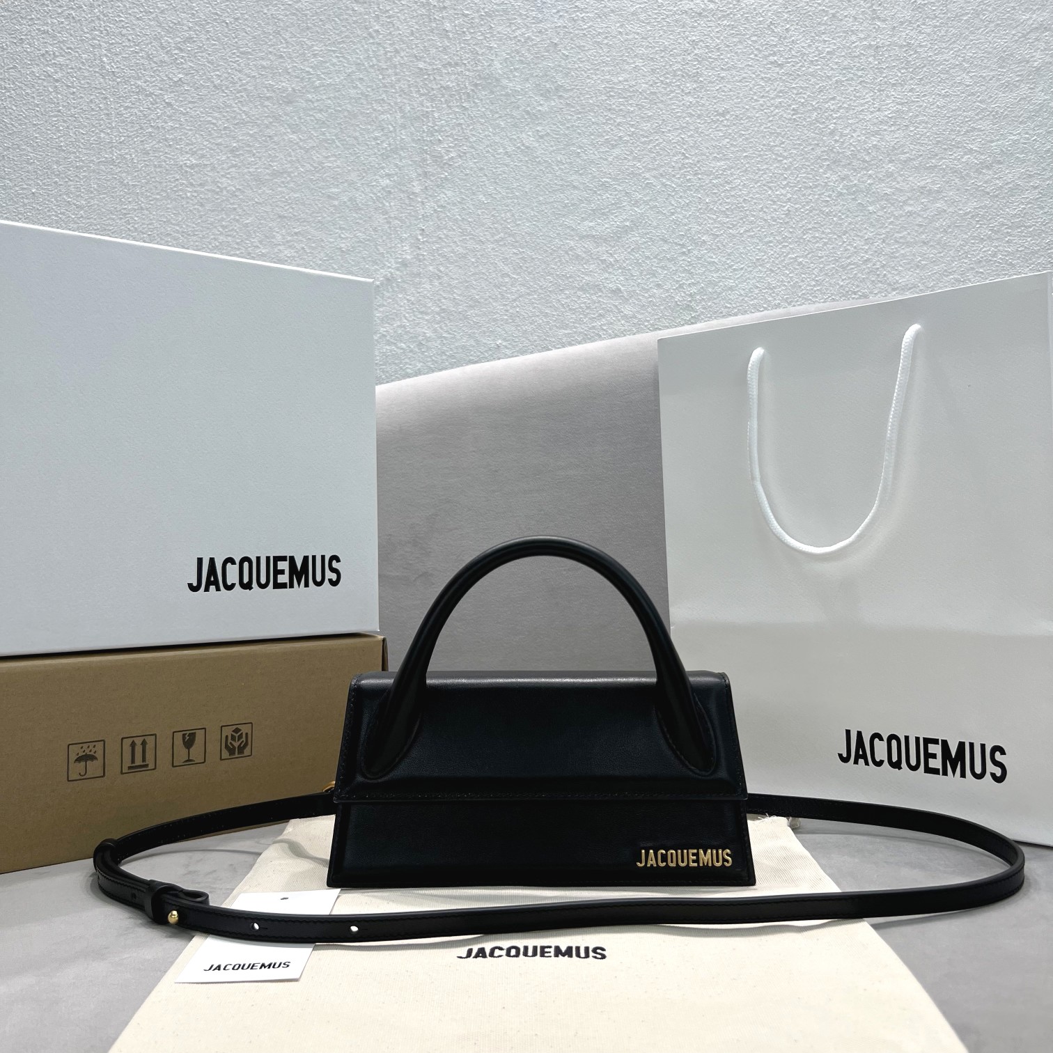 Jacquemus Le Chiquito Long Tote Bag | Black Jacquemus 00819