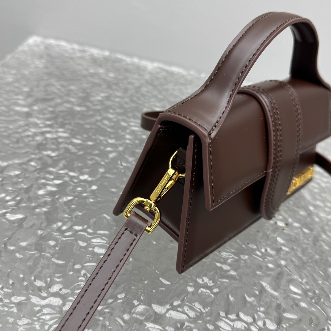 Jacquemus Le Grand Bambino Dark Brown Leather Handbag |