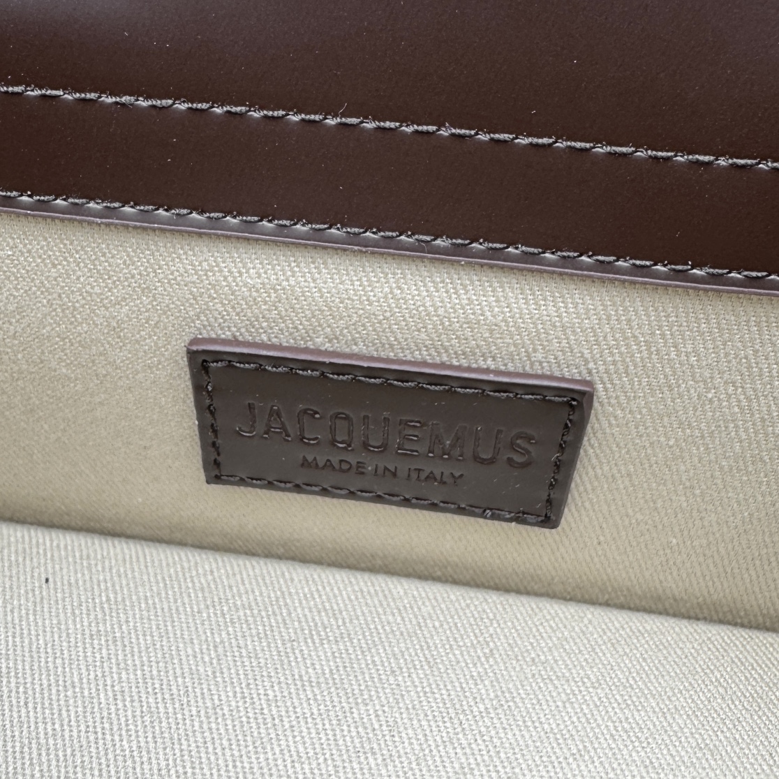 Jacquemus Le Grand Bambino Dark Brown Leather Handbag |