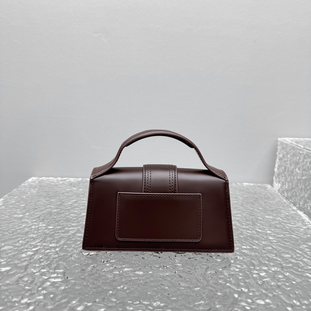 Jacquemus Le Grand Bambino Dark Brown Leather Handbag |