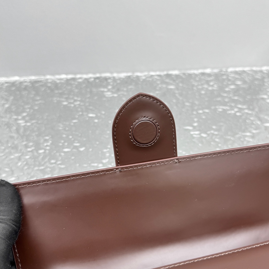 Jacquemus Black Leather Le Bambino Top Handle Bag