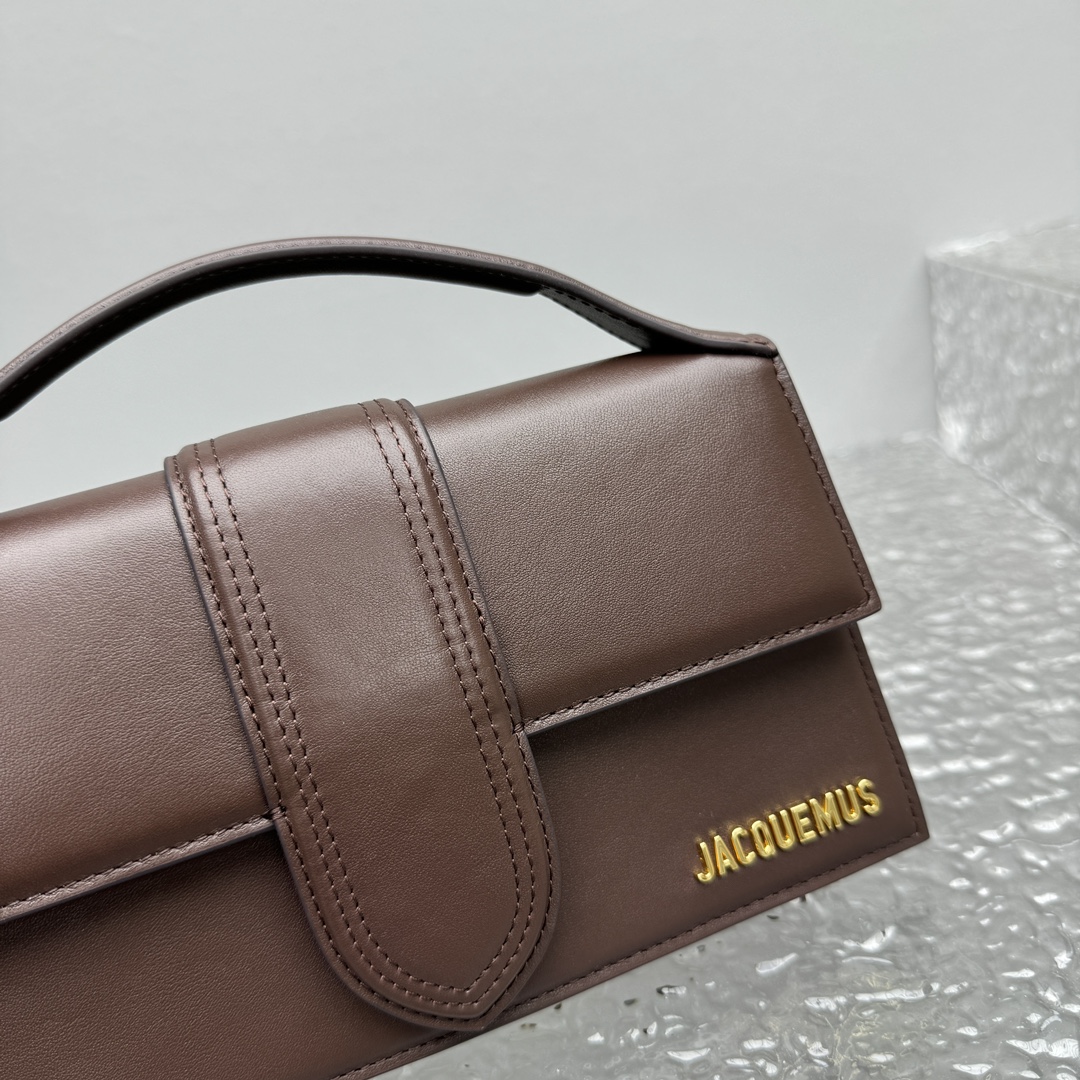 Jacquemus Le Bambino Leather Tote Bag | Brown