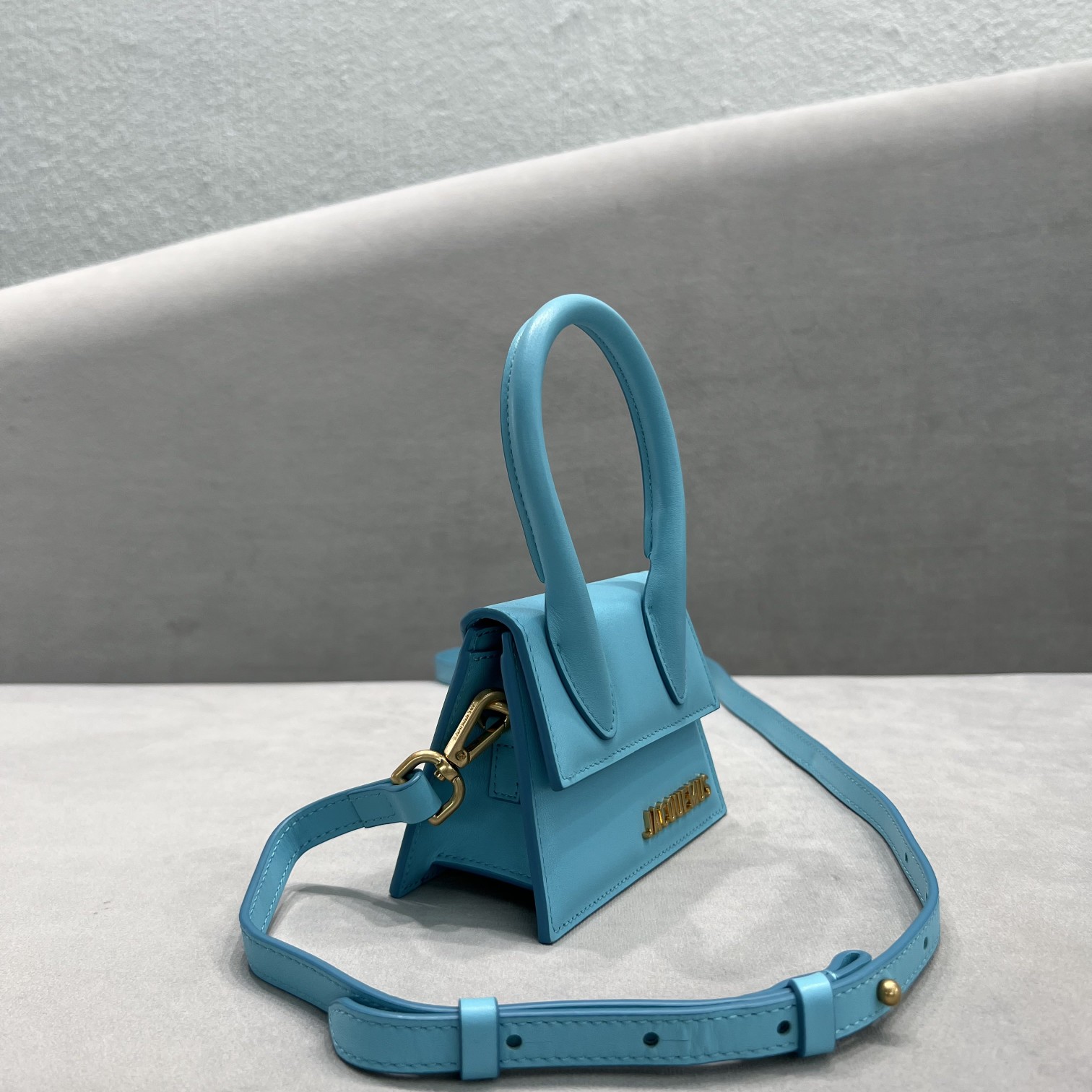 Jacquemus Le Chiquito Moyen Women's Handbag Blue | Jacquemus 00989
