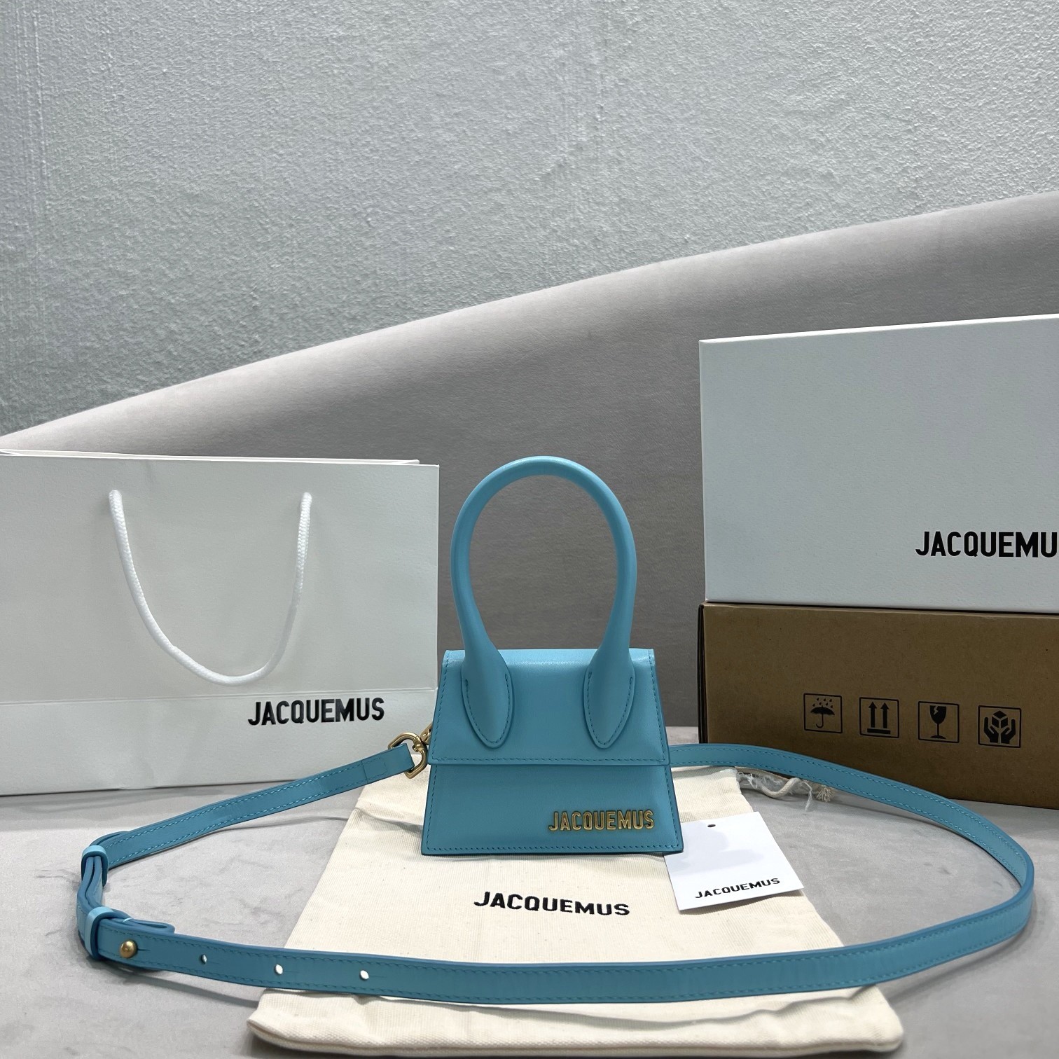 Jacquemus Le Chiquito Moyen Women’s Handbag Blue | Jacquemus 00989
