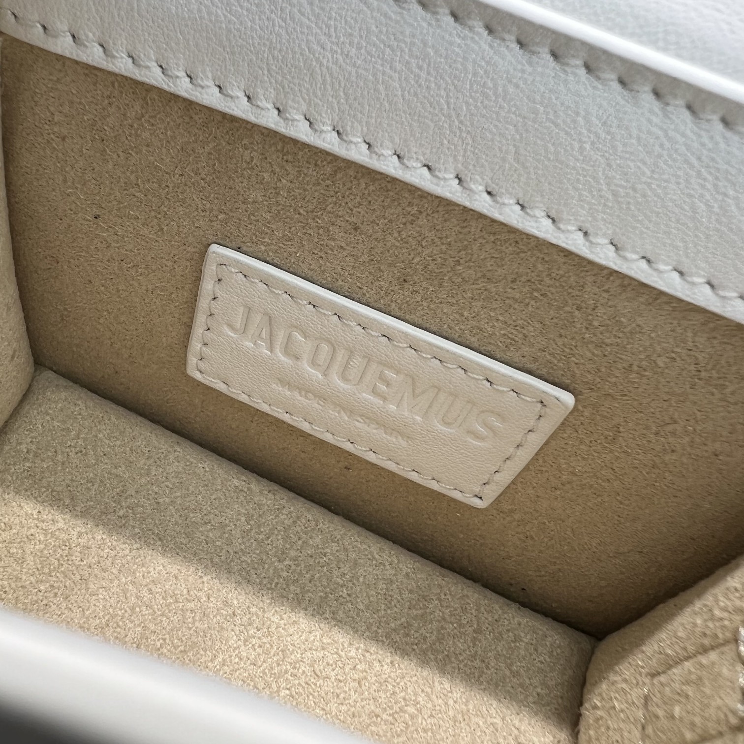 Jacquemus White Leather Mini Le Chiquito Bag Jacquemus 01009