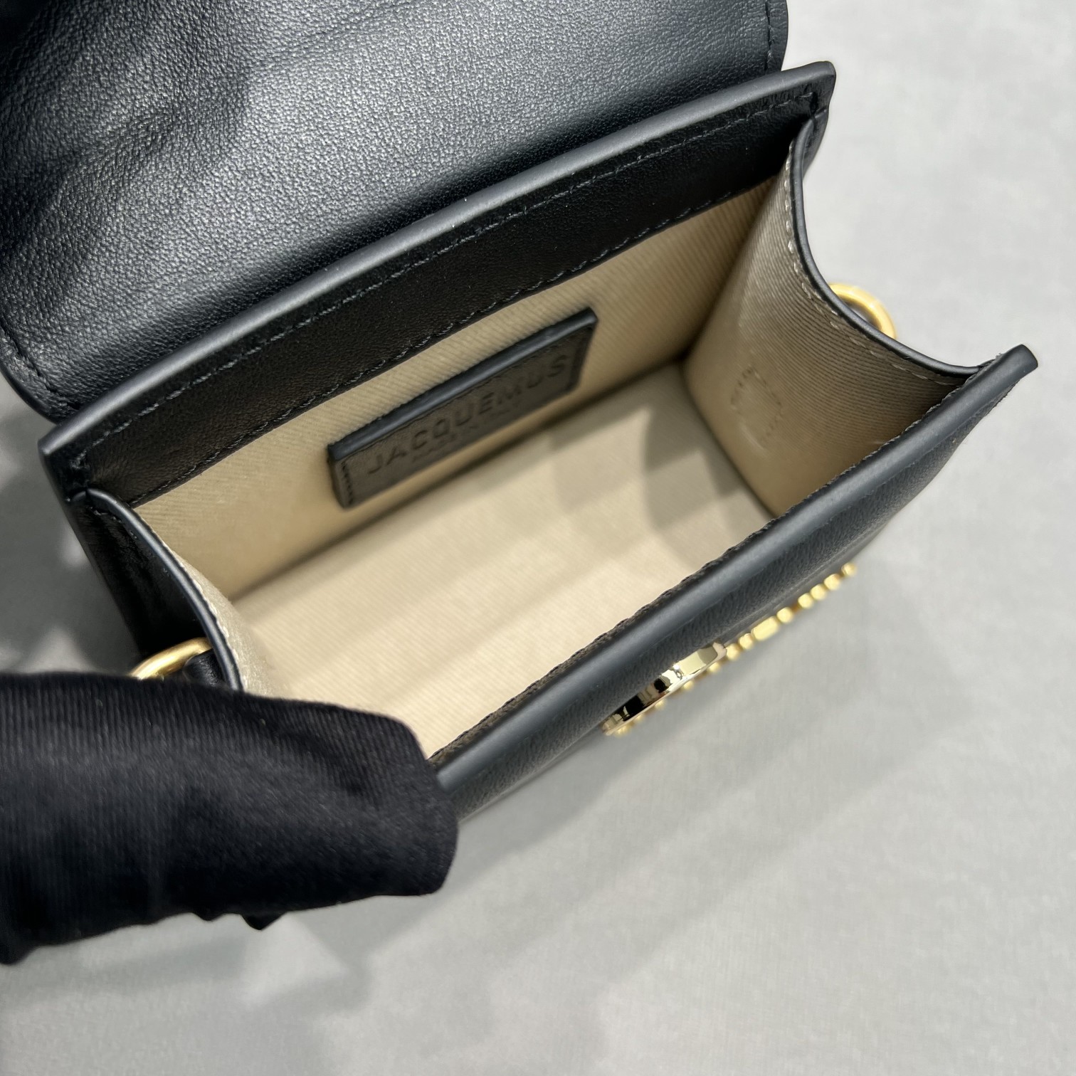 Jacquemus Le Chiquito Leather Tote Bag | Black