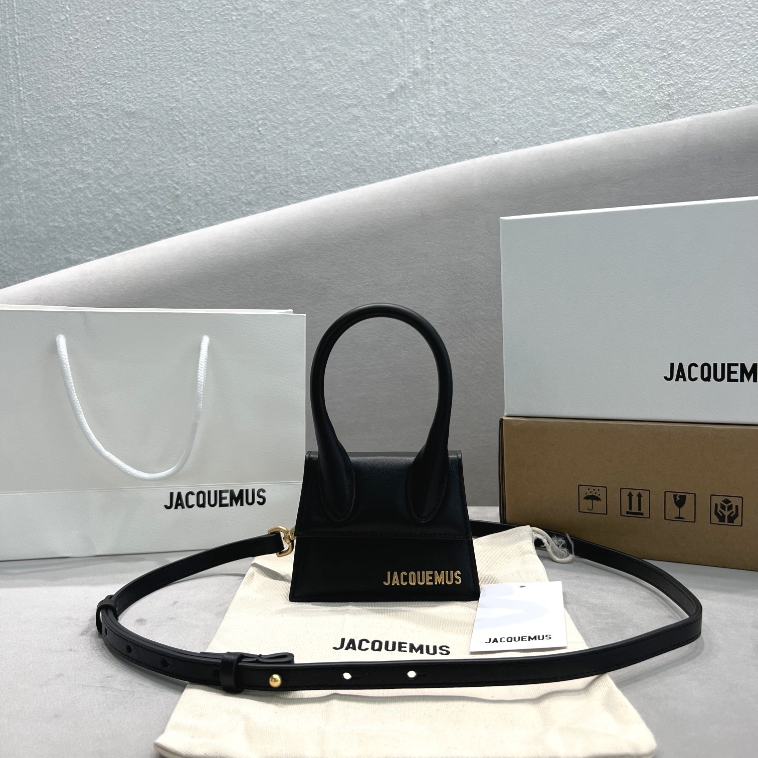 Jacquemus Le Chiquito Leather Tote Bag | Black