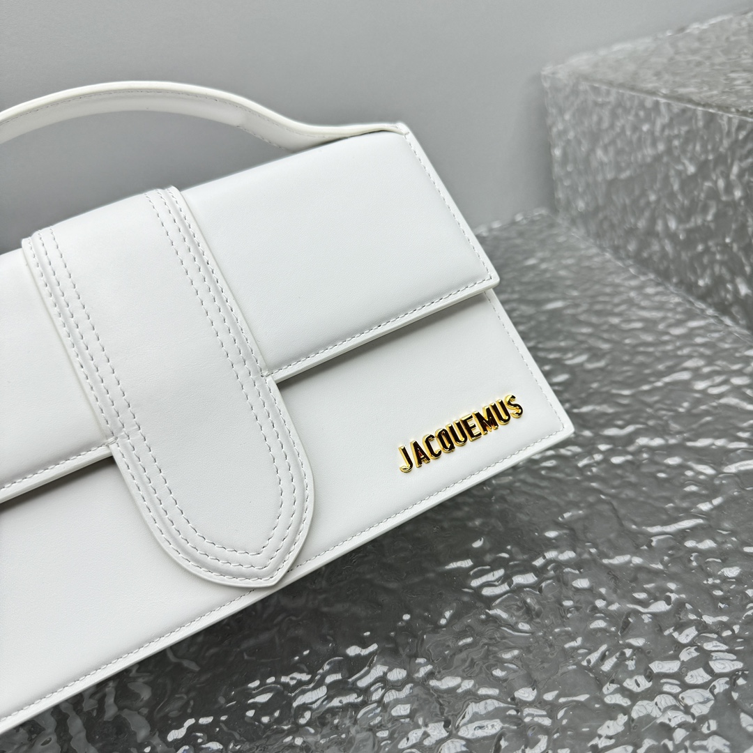 Jacquemus Le bambino leather handbag Jacquemus White in Leather