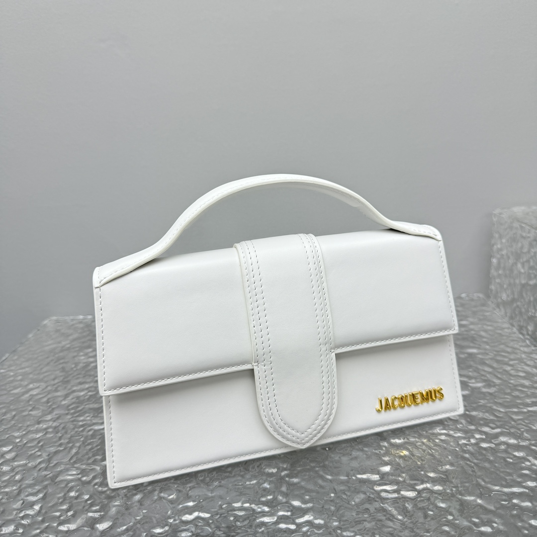 Jacquemus Le bambino leather handbag Jacquemus White in Leather