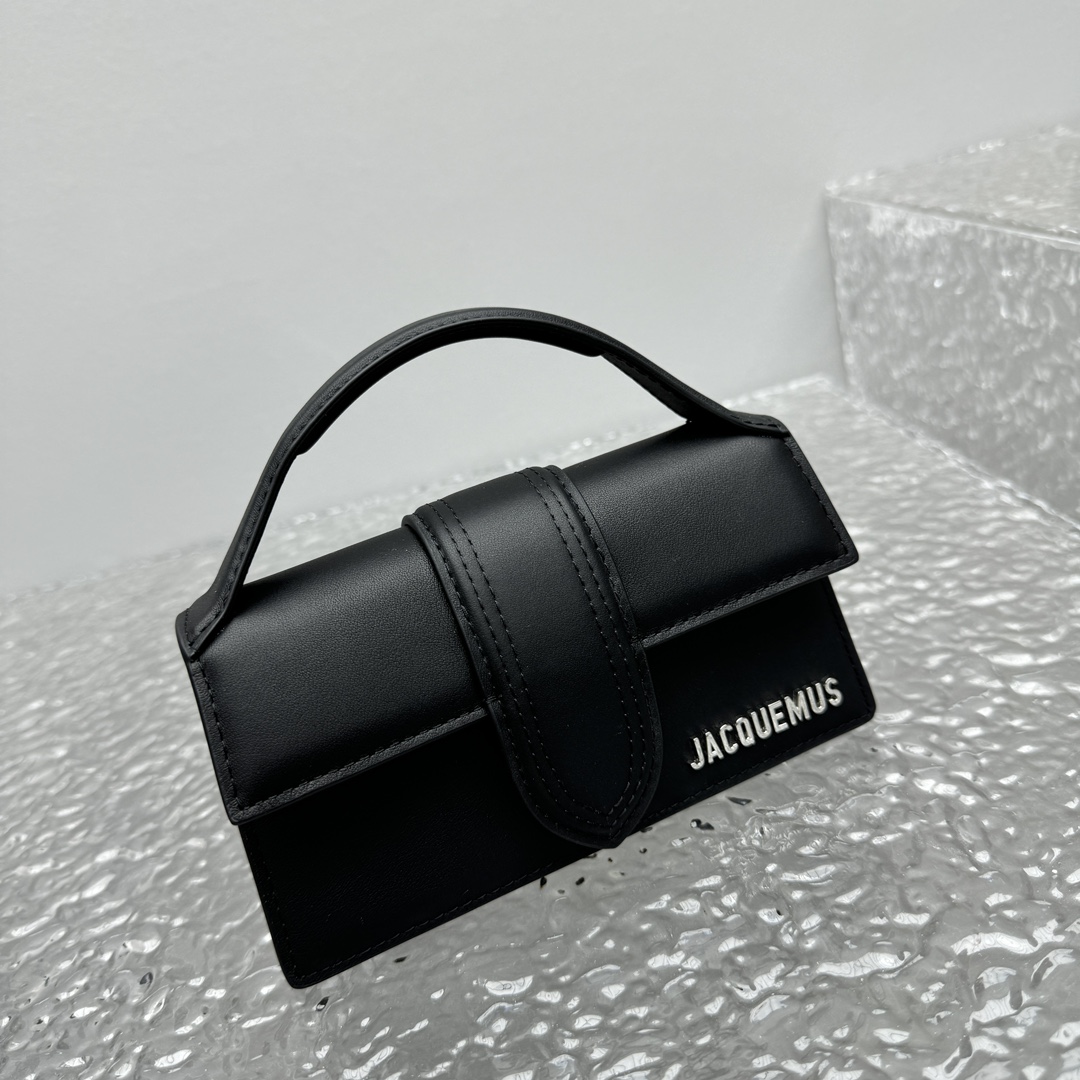 Jacquemus Le Bambino Leather Tote Bag | Black