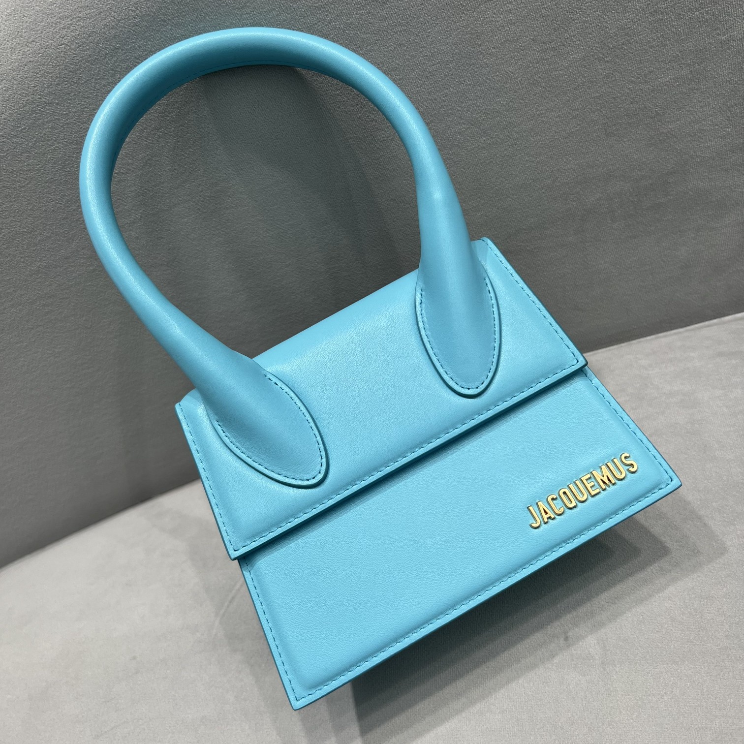 BAG Jacquemus Le Chiquito Bag Turquoise 213BA01-213-Jacquemus 01069