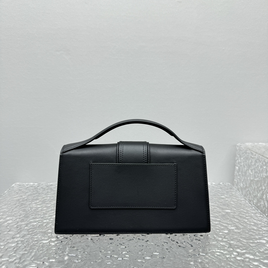 Jacquemus Le Grand Bambino Leather Crossbody Bag IN BLACK