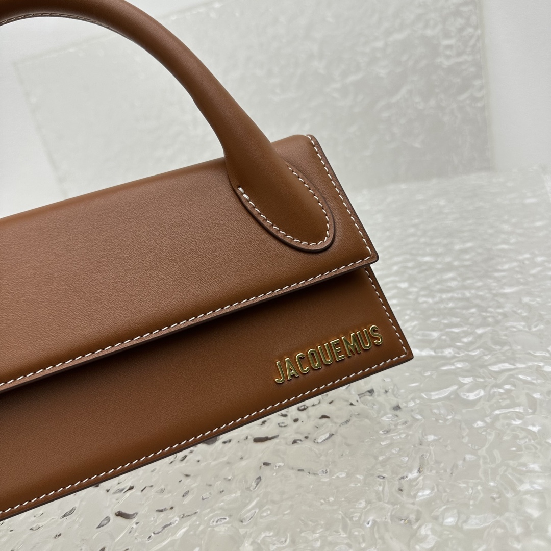Jacquemus Le Chiquito Long Boucle Bag in BROWN |