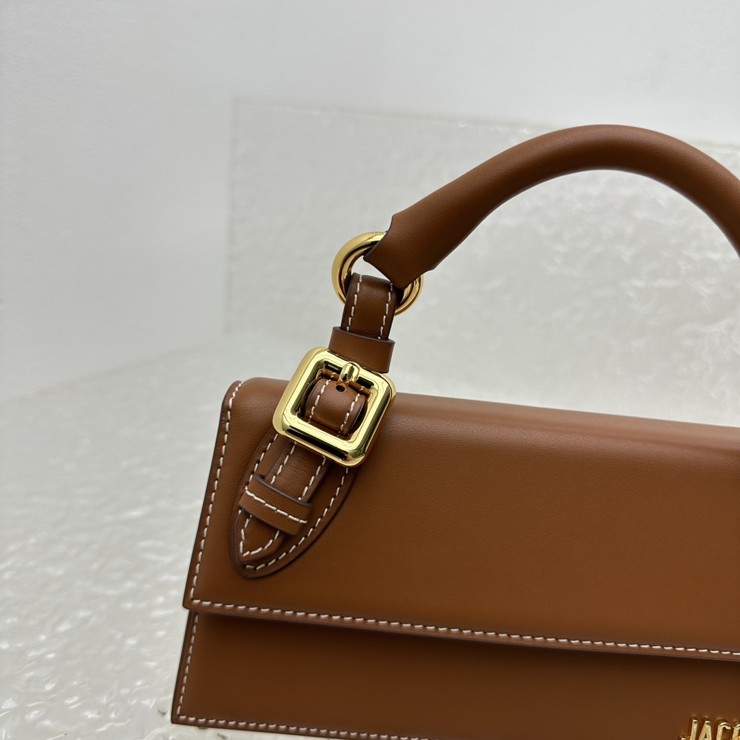Jacquemus Le Chiquito Long Boucle Bag in BROWN |