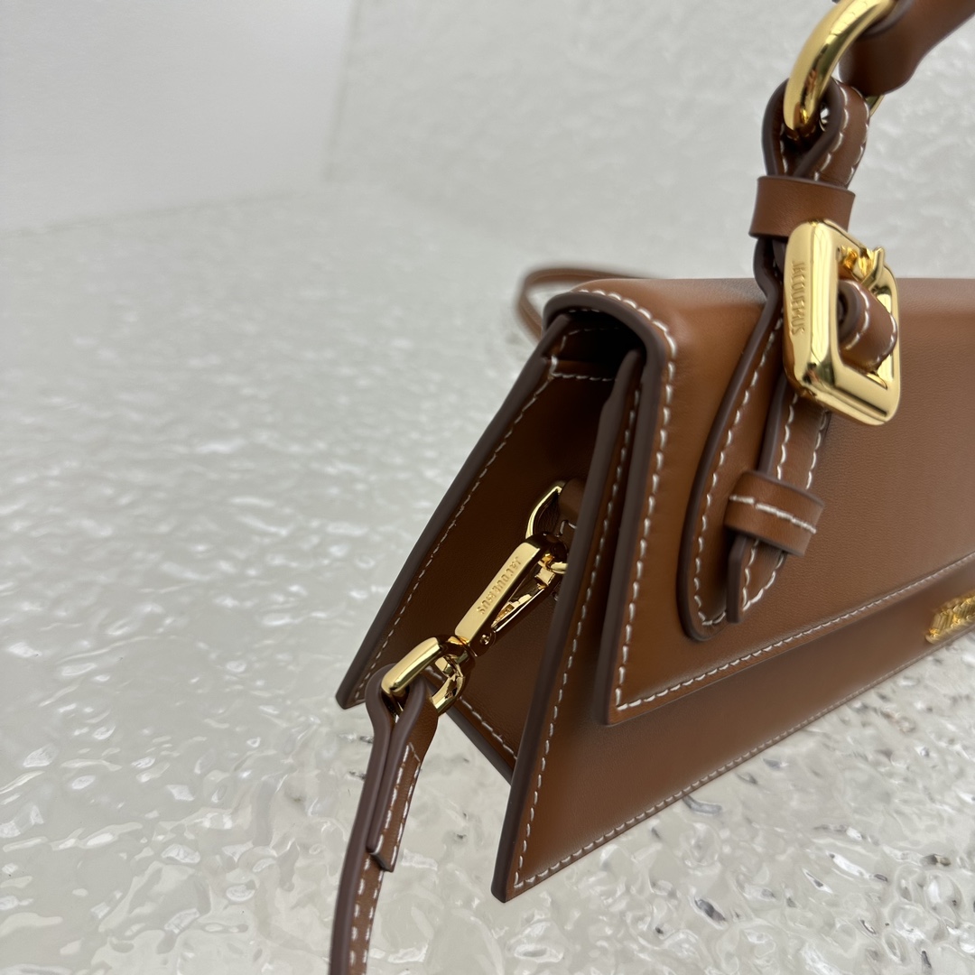 Jacquemus Le Chiquito Long Boucle Bag in BROWN |