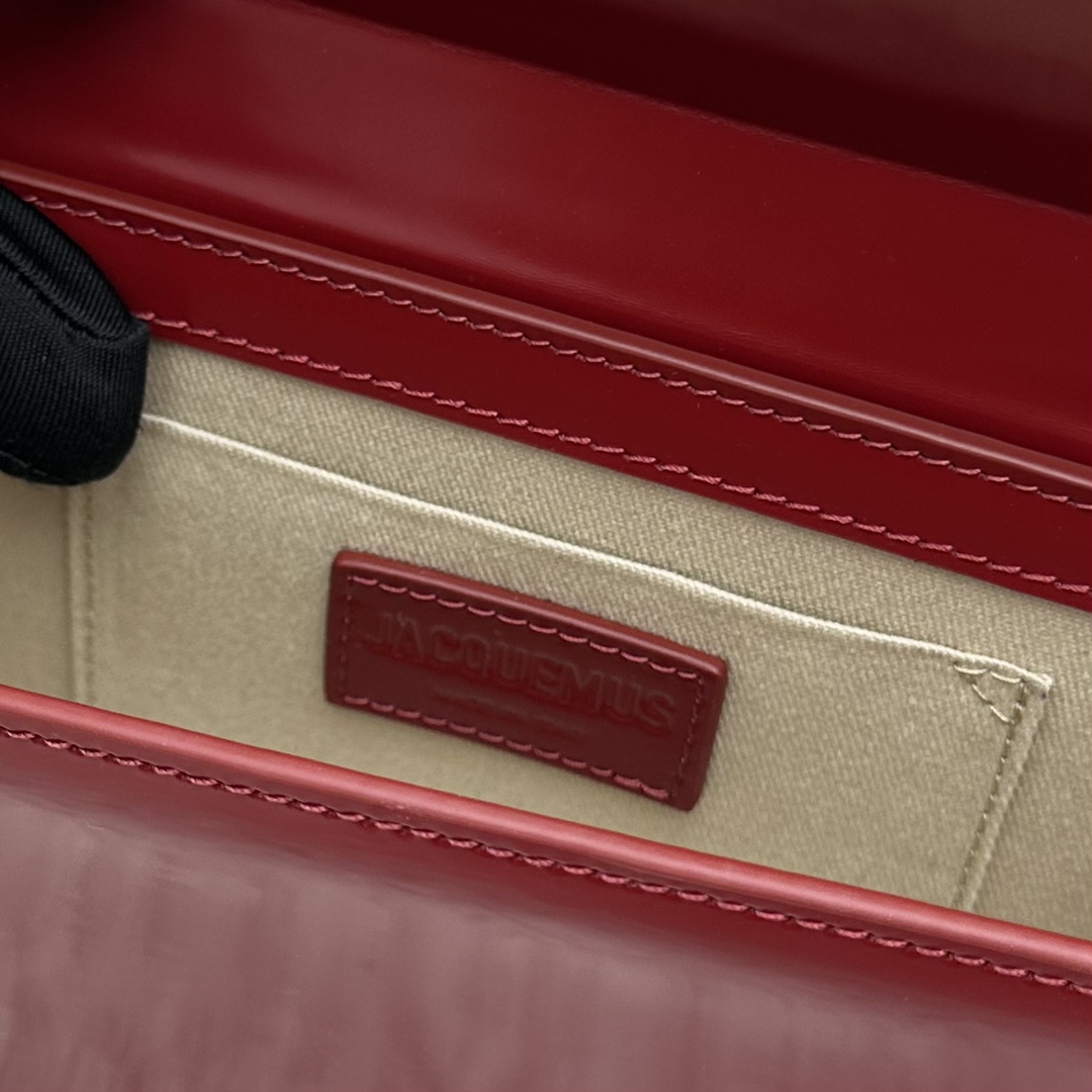 Jacquemus Le Chiquito Long Boucle Bag in Red |