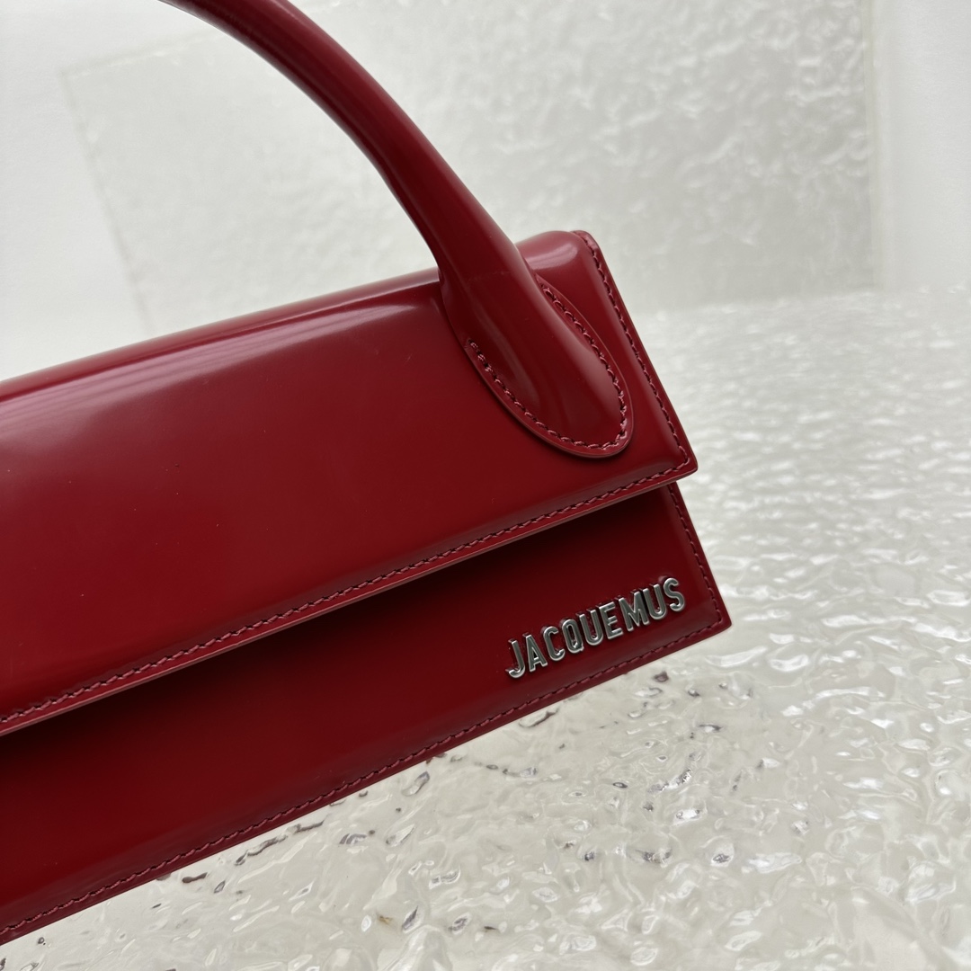Jacquemus Le Chiquito Long Boucle Bag in Red |