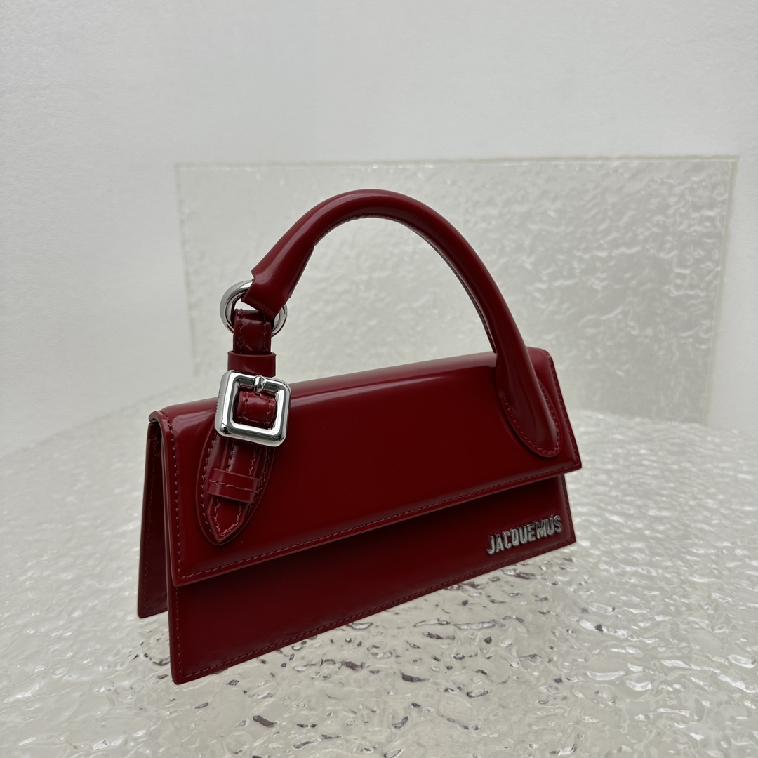 Jacquemus Le Chiquito Long Boucle Bag in Red |