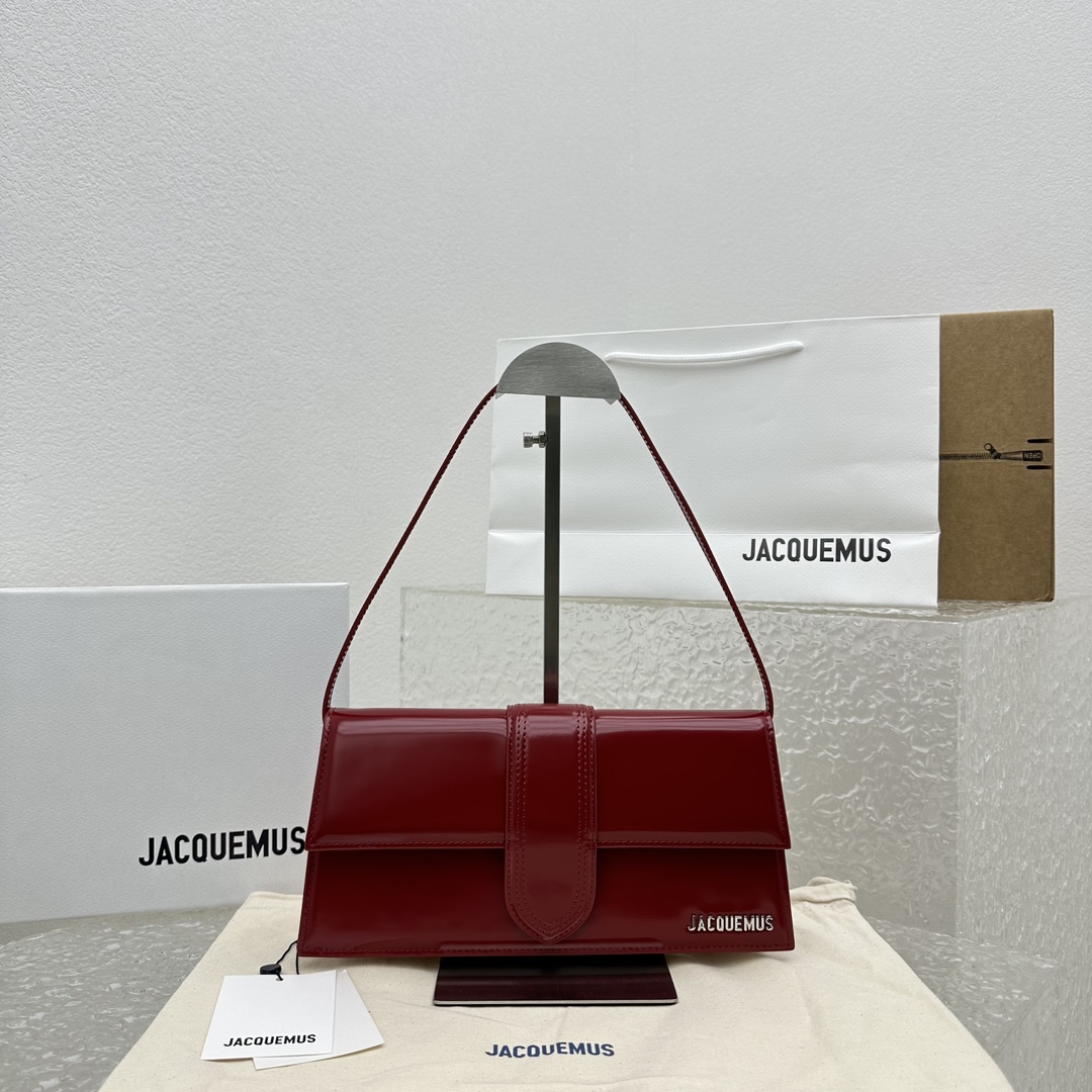 Le Bambino Long Bag – Jacquemus – Leather – Red