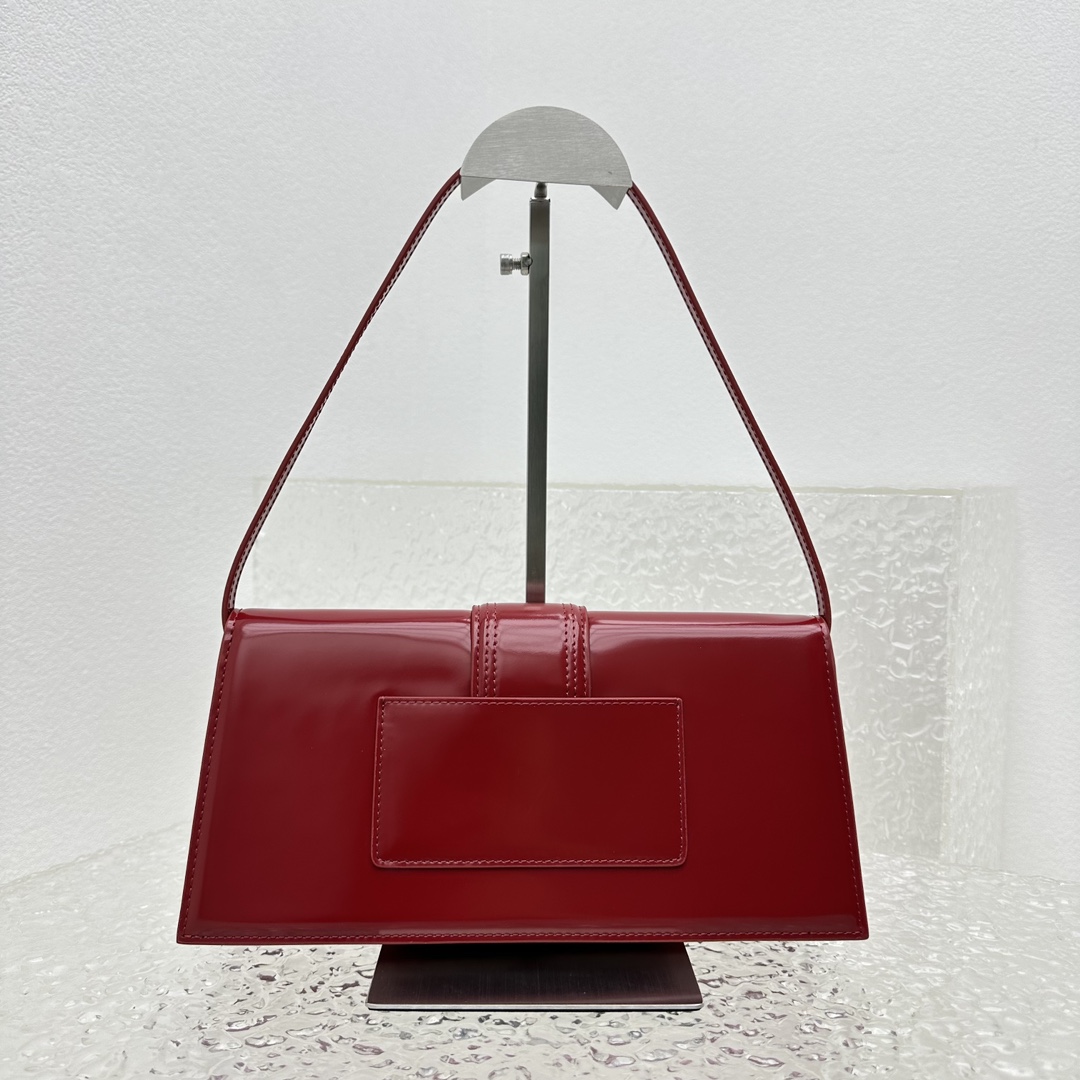 Le Bambino Long Bag - Jacquemus - Leather - Red
