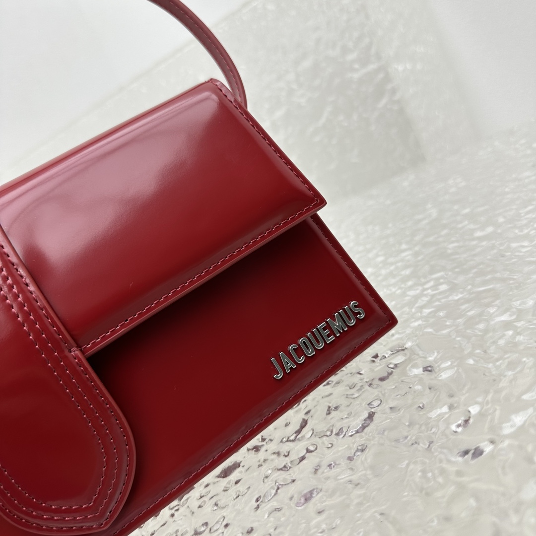 Le Bambino Long Bag - Jacquemus - Leather - Red