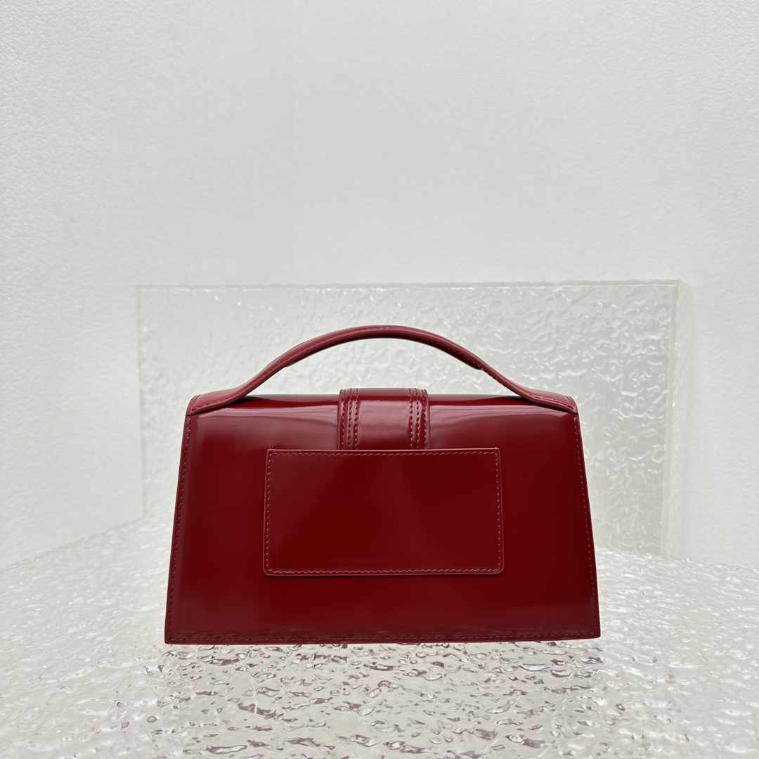 Jacquemus Le bambino leather crossbody bag Jacquemus Red in ...