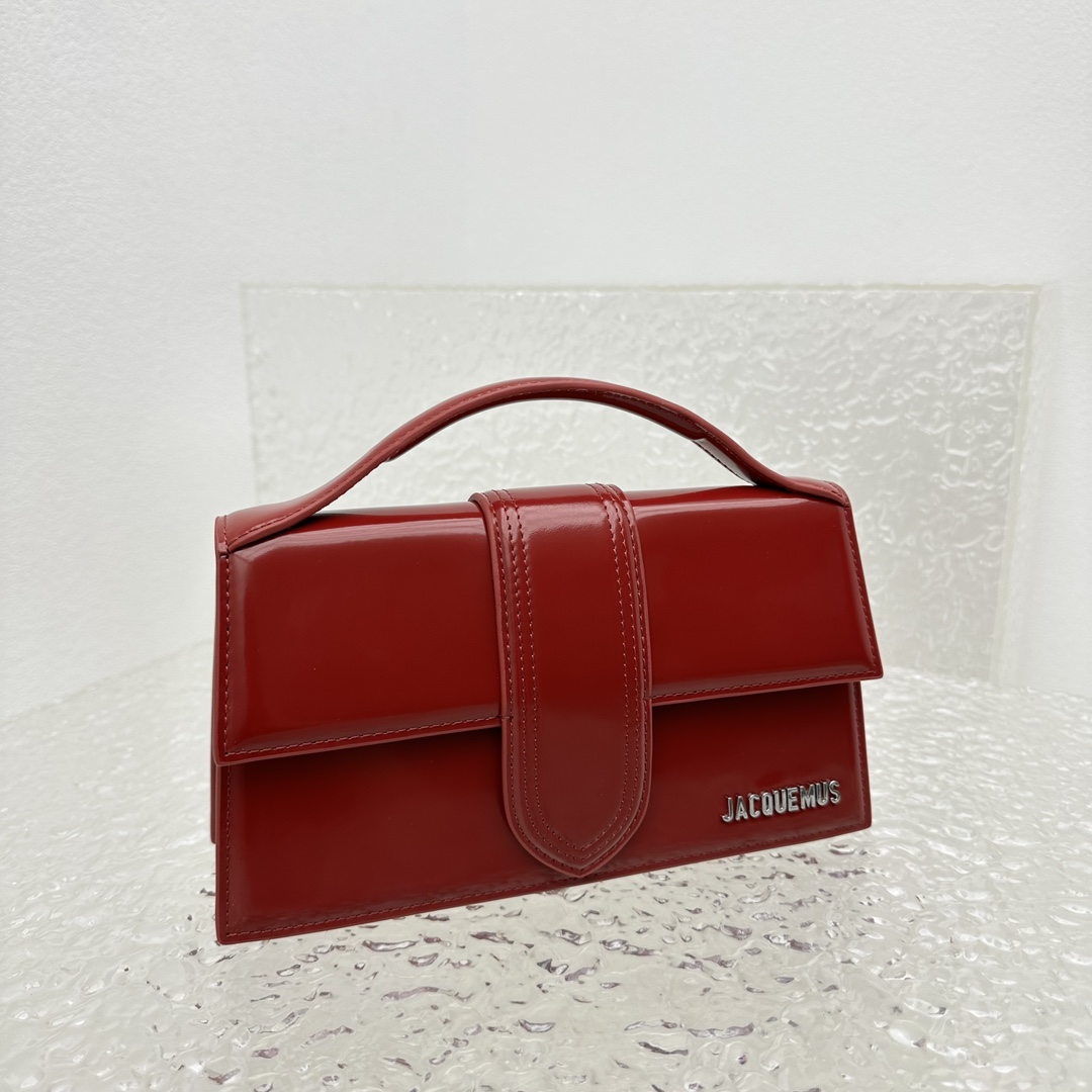 Jacquemus Le bambino leather crossbody bag Jacquemus Red in ...