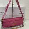 Jacquemus Leather Shoulder Bag - Pink Shoulder Bags, Handbags - WJQ57028