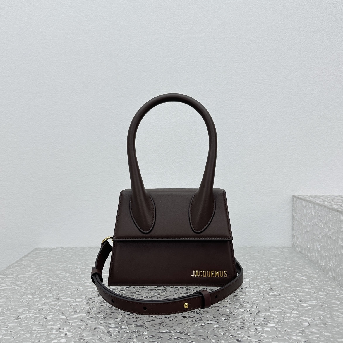 Jacquemus Brown Le Raphia 'Le Chiquito Moyen' Bag