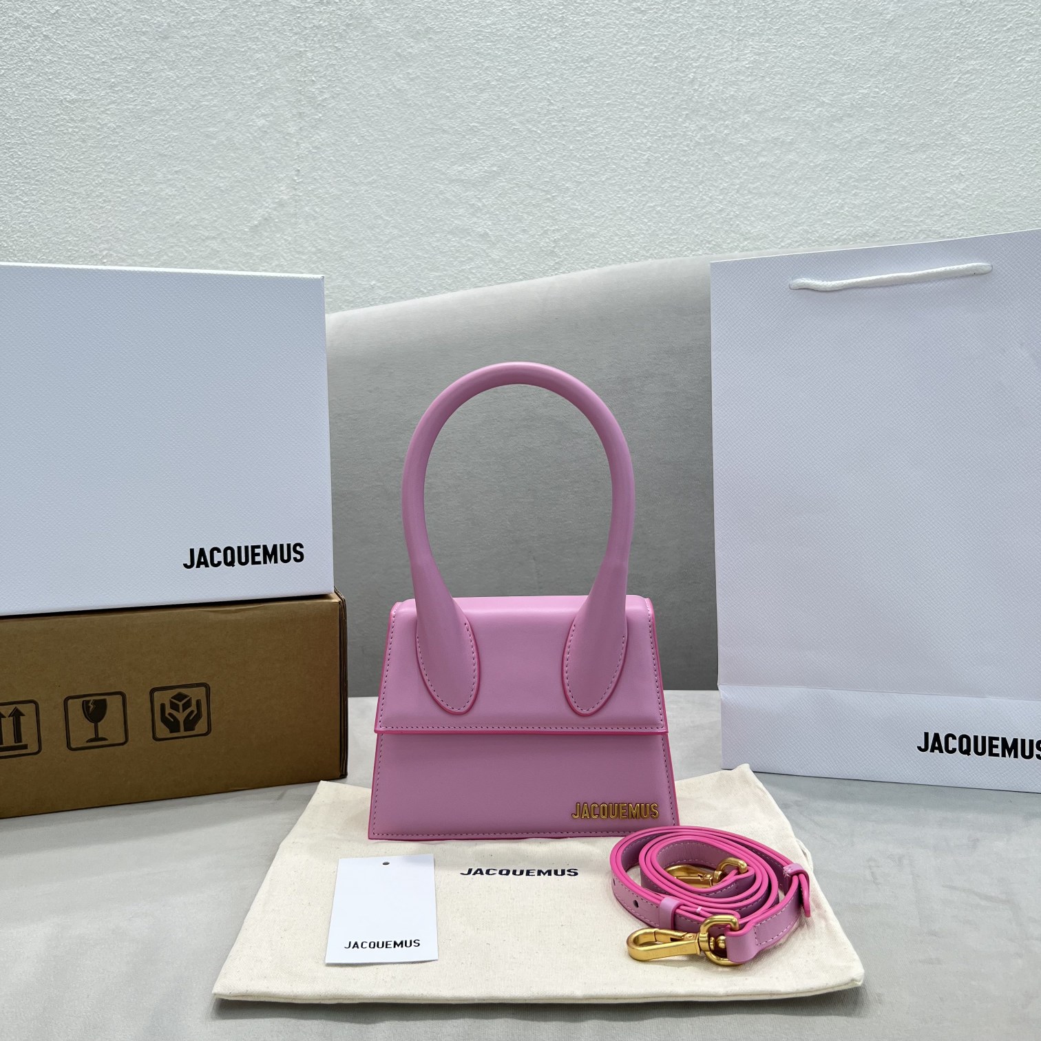 Jacquemus Le Chiquito Top-Handle Bag – Pink