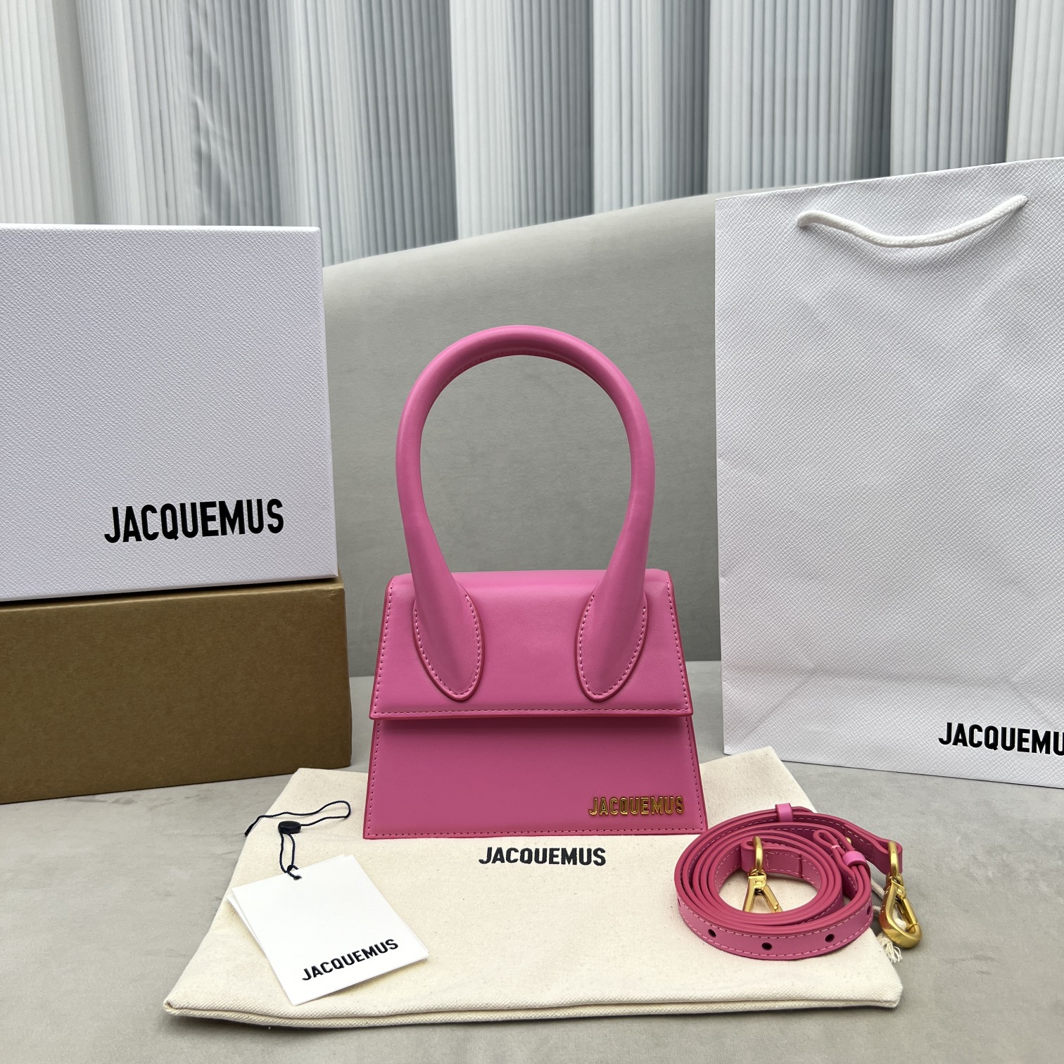 Jacquemus Le Chiquito Top-Handle Bag – Pink –