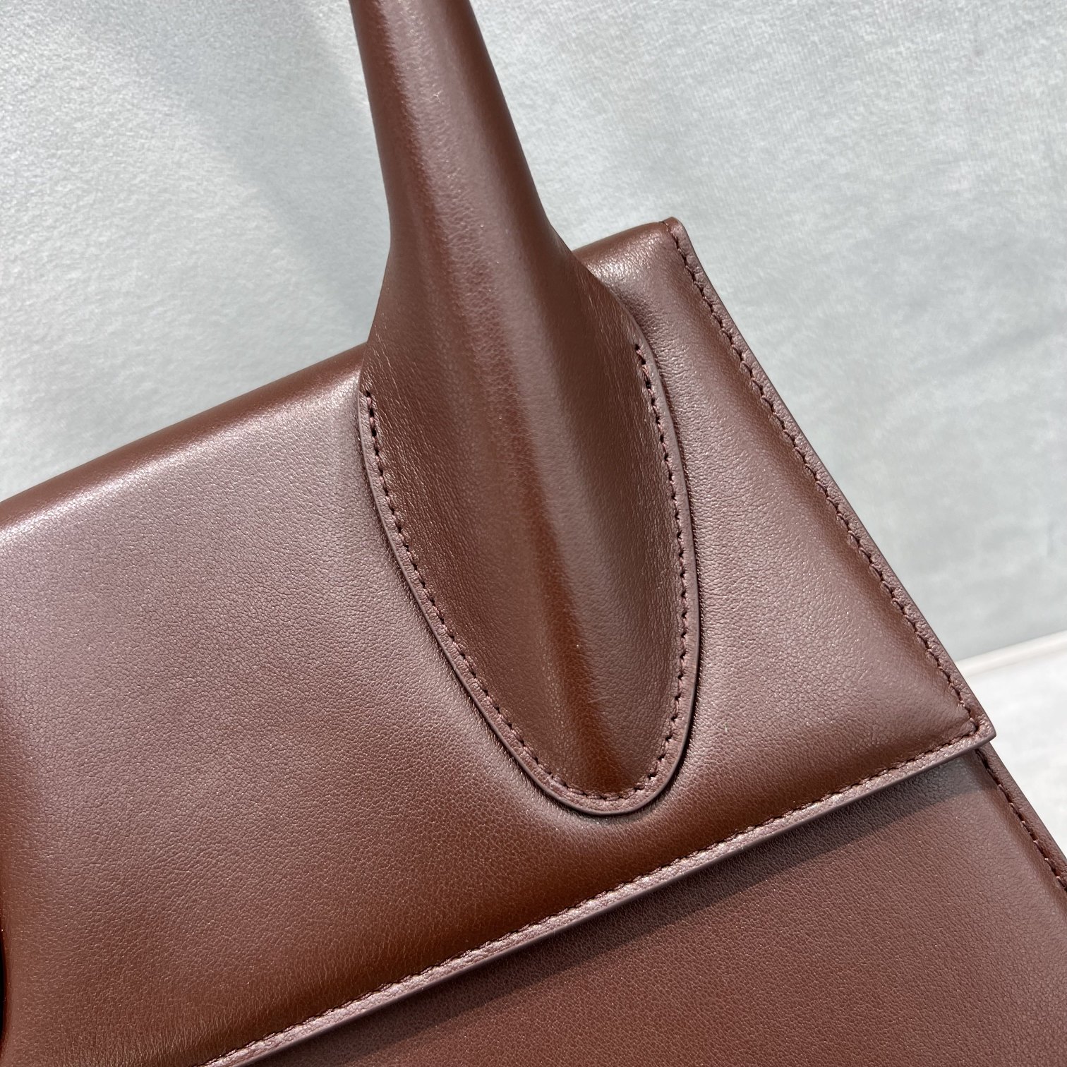 Jacquemus Le Grand Chiquito Midnight Brown in Cow Leather