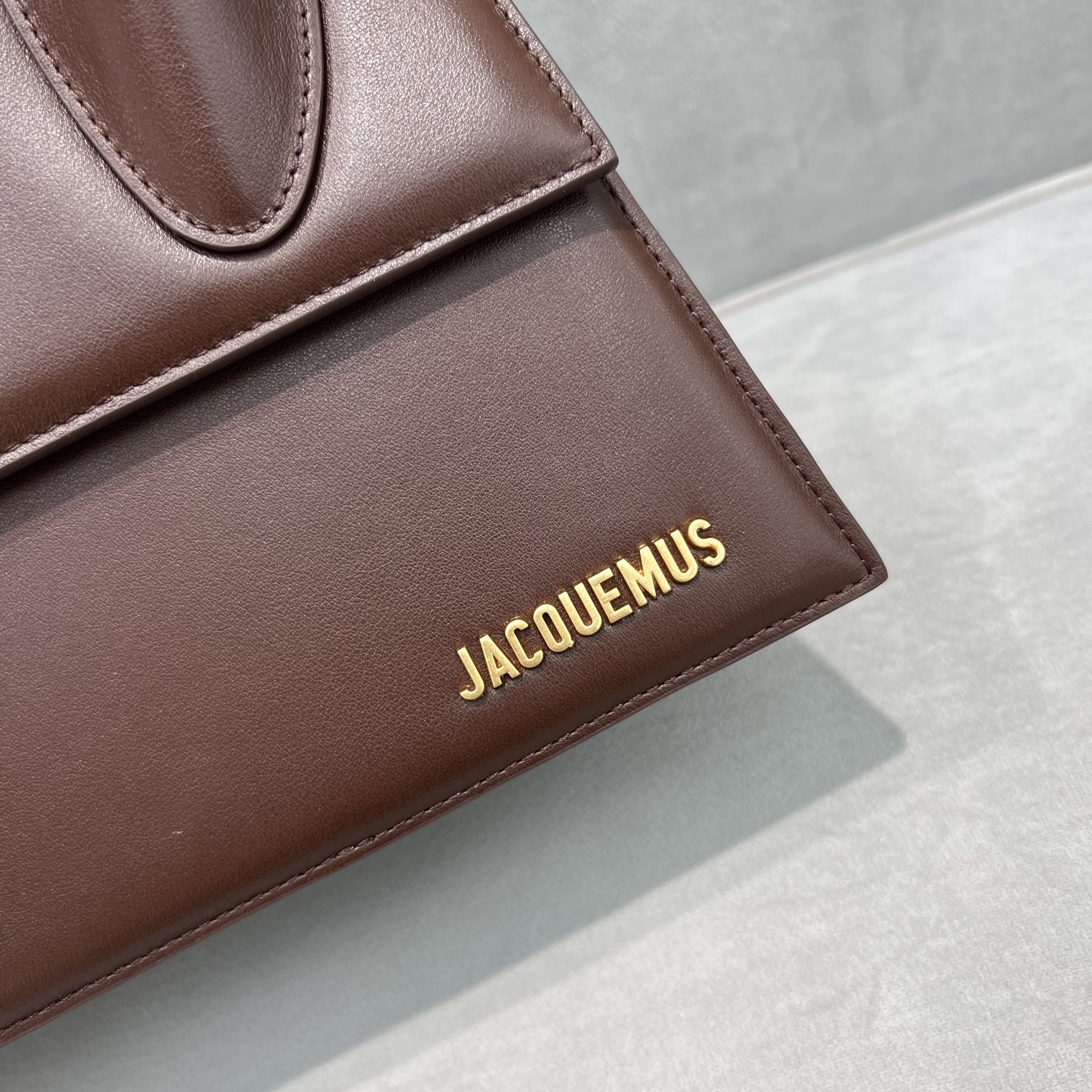 Jacquemus Le Grand Chiquito Midnight Brown in Cow Leather
