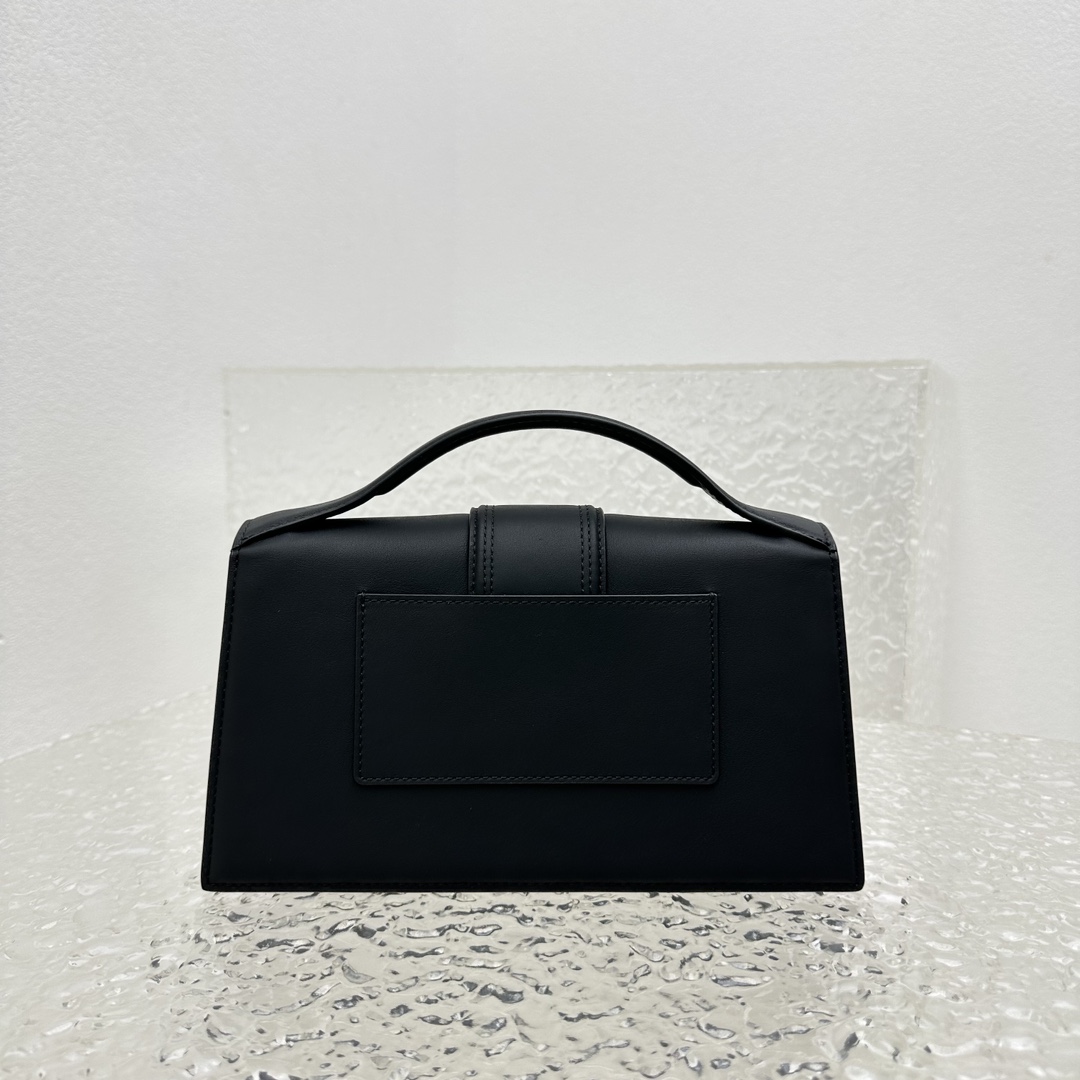 Jacquemus The Big Bambino top-handle Leather Bag black