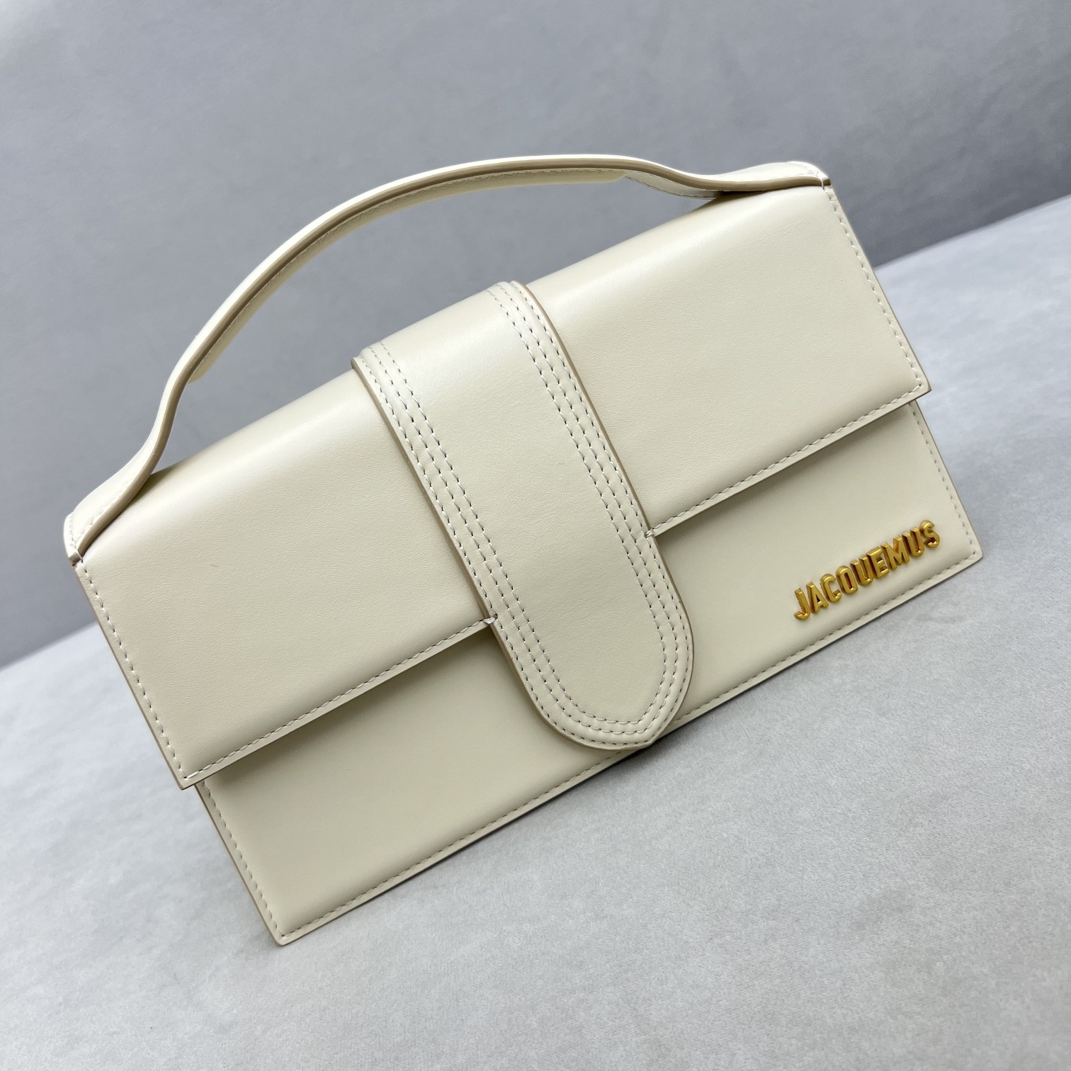 Jacquemus Cream Leather Le Bambino Shoulder Bag Jacquemus 02199