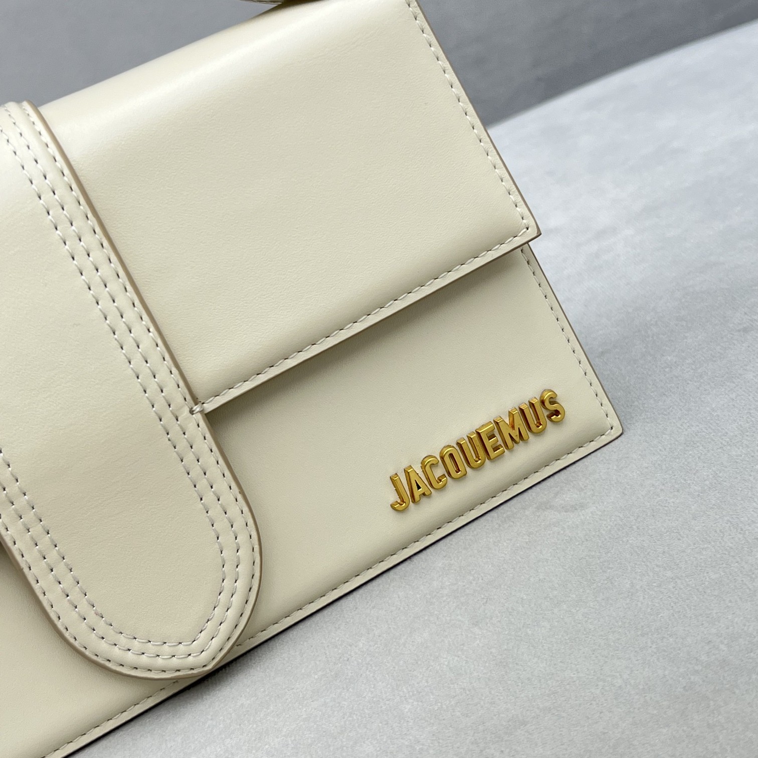 Jacquemus Cream Leather Le Bambino Shoulder Bag Jacquemus 02199
