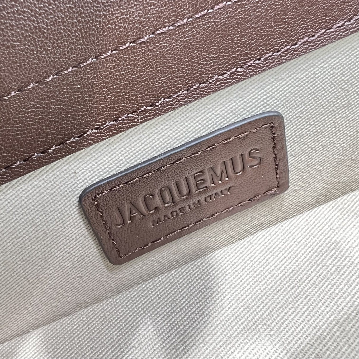 Jacquemus Le Grand Bambino Leather Crossbody Bag