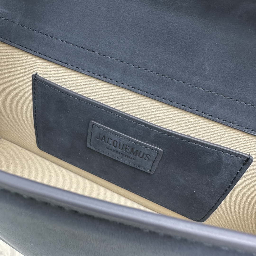 Jacquemus Suede Top Handle Bag - Blue Handle Bags,