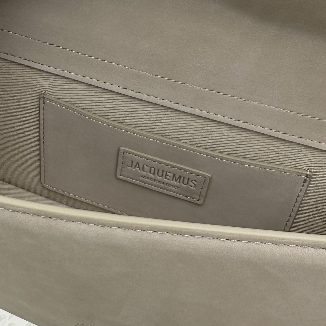 Jacquemus Brown Le Grand Bambino Beige Leather Pony- Jacquemus 02259