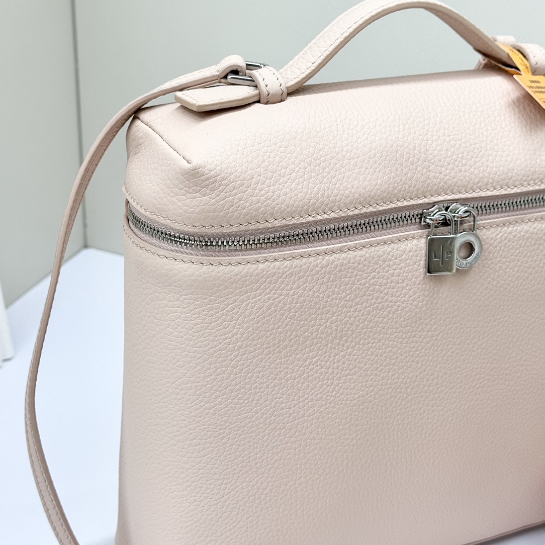 Buy Loro Piana pink Extra Pocket L23.5 Backpack in Calfskin Leather for Women