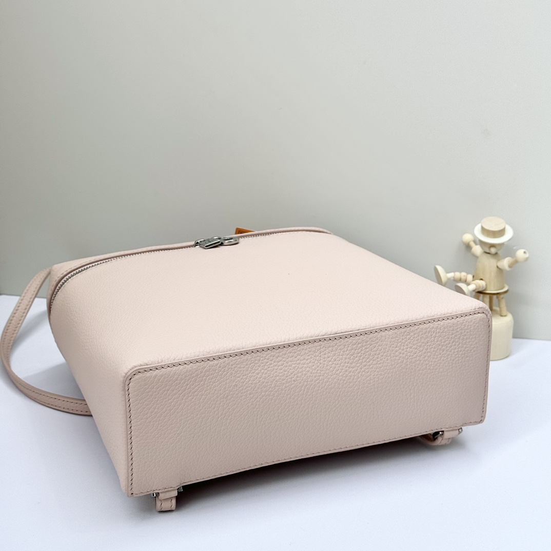 Buy Loro Piana pink Extra Pocket L23.5 Backpack in Calfskin Leather for Women