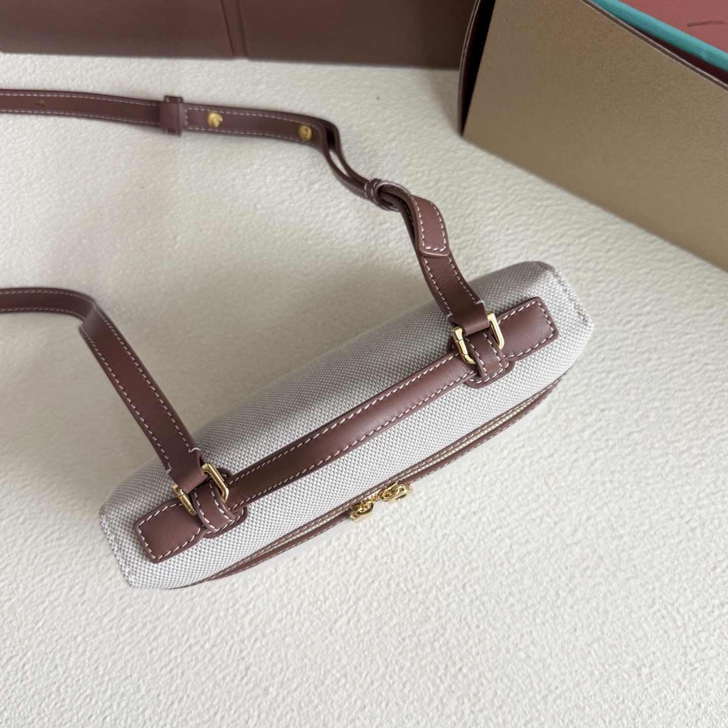 Extra pocket cloth handbag Loro Piana Beige in Cloth