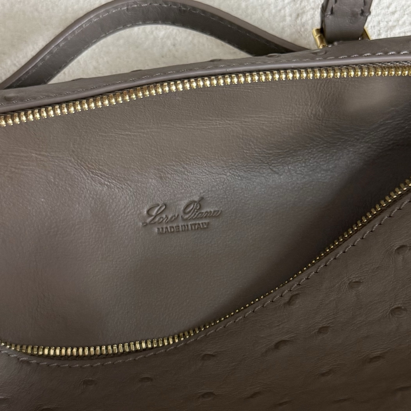 Buy Loro Piana brown Extra Pocket Pouch L27 Bag in