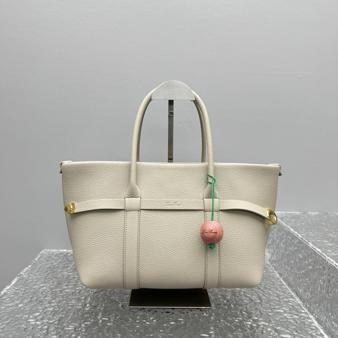 Loro Piana Ghiera calfskin-leather Shopper Bag | Neutral